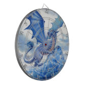 Fierce Blue Dragon Dartbord (Voorkant Links)