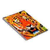 Fierce Bright Oranje Siberian Tiger Notitieboek (Rechterzijde)