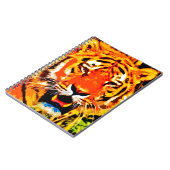 Fierce Bright Oranje Siberian Tiger Notitieboek (Linkerzijde)