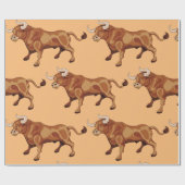 Fierce Bull Cadeaupapier (Vlak)