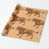 Fierce Bull Cadeaupapier (Uitgerold)