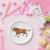 Fierce Bull Papieren Bordje (Feest)