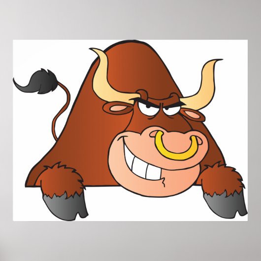 Fierce Bull Poster (Voorkant)