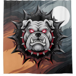 Fierce Bulldog Douchegordijn