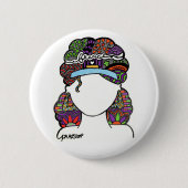 FIERCE-Button Ronde Button 5,7 Cm (Voorkant)