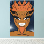 Fierce Canvas Afdruk (Insitu (Houten vloer))