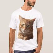 Fierce Cat Face T-Shirt – Bold & Playful (Voorkant)