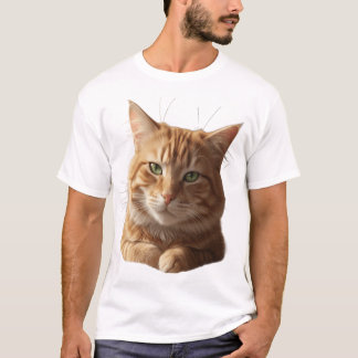 Fierce Cat Face T-Shirt – Bold & Playful