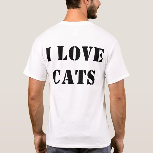 Fierce Cat Face T-Shirt – Bold & Playful (Achterkant)