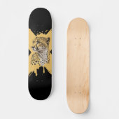 Fierce Cheetah Graphic Persoonlijk Skateboard (Voorkant)