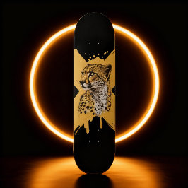 Fierce Cheetah Graphic Persoonlijk Skateboard