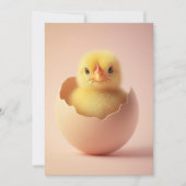 Fierce Chick in Eggshell Kaart (Voorkant)