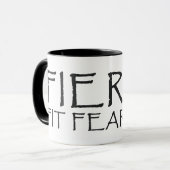 Fierce Coffee-Mok Mok (Voorkant links)