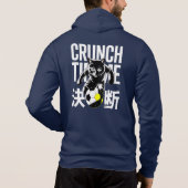 Fierce Crunch Time Cat Soccer Fans Hoodie (Achterkant)