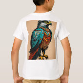 Fierce Crystal Eagle T-shirt ontwerp (Achterkant)