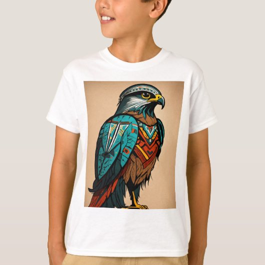 Fierce Crystal Eagle T-shirt ontwerp (Voorkant)