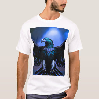 Fierce Crystal Eagle – Wild Spirit Canvas Art T-shirt