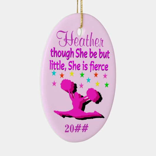 FIERCE CUSTOM CHEERLEADING KERST ORNAMENT (Rechts)