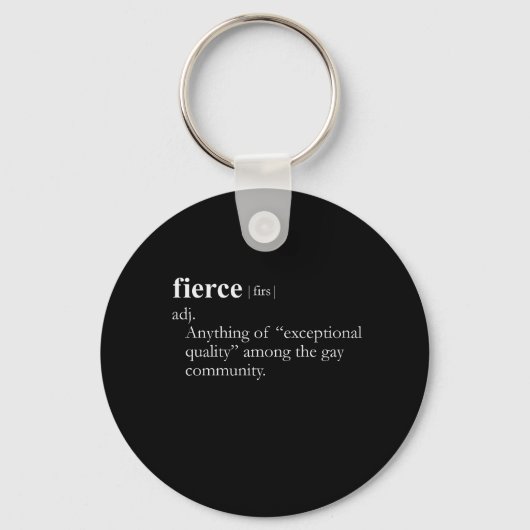 FIERCE (definitie) Sleutelhanger (Voorkant)