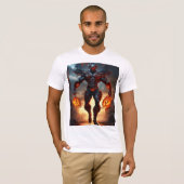 "Fierce Devil Angel T-shirt" T-shirt (Voorkant volledig)