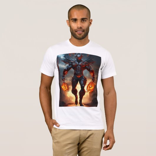 "Fierce Devil Angel T-shirt" T-shirt (Voorkant volledig)
