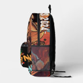 Fierce Dino Motivation -  Kind Bedrukte Rugzak (Rechts)