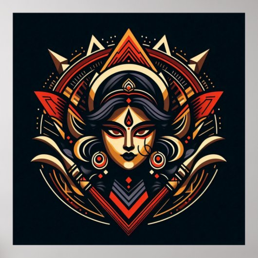 Fierce & Divine – De kracht van de godin Durga Poster (Voorkant)