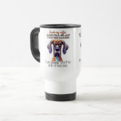 Fierce Dog Coffee Mok – Grappig "Touch My Coffee" (Voorkant links)