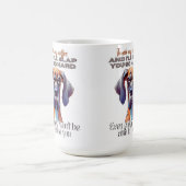 Fierce Dog Coffee Mok – Grappig "Touch My Coffee"  (Midden)