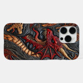 Fierce Dragon Art iPhone Hoesje (Achterkant horizontaal)