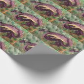 Fierce Dragon Bewakt je cadeau! Verpakkingspapier Cadeaupapier (Hoek)