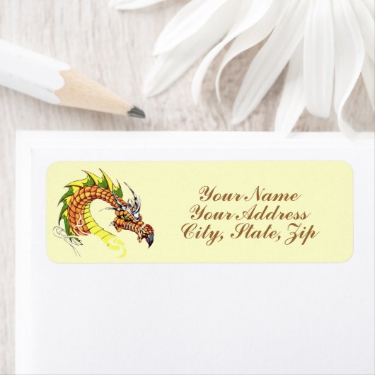 Fierce Dragon Etiket (Insitu)
