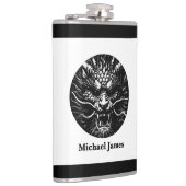 Fierce Dragon Personalized Heupfles (Rechts)