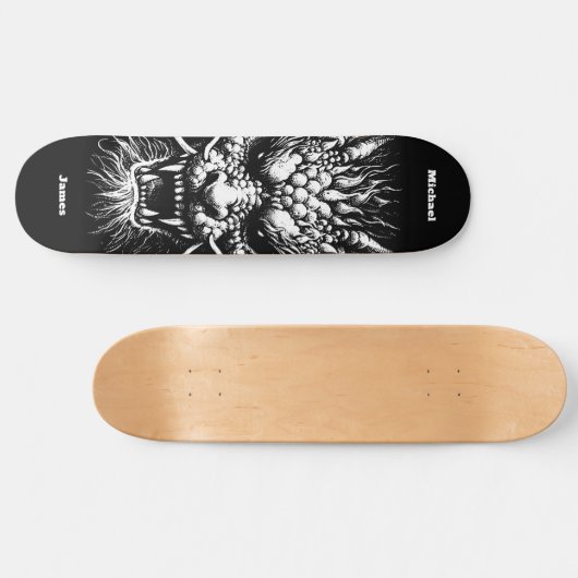 Fierce Dragon Personalized Persoonlijk Skateboard (Horizontaal)