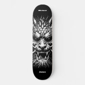 Fierce Dragon Personalized Persoonlijk Skateboard (Voorkant)