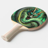 Fierce Dragon Personalized Tafeltennisbatje (Voorkant Gekanteld)