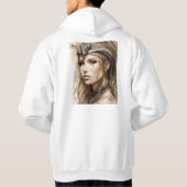Fierce Dragon Tattoo Design - Symbool van kracht, Hoodie (Achterkant)