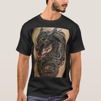 Fierce Dragon Tattoo Design - Symbool van kracht, T-shirt
