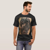 Fierce Dragon Tattoo Design - Symbool van kracht, T-shirt (Voorkant volledig)
