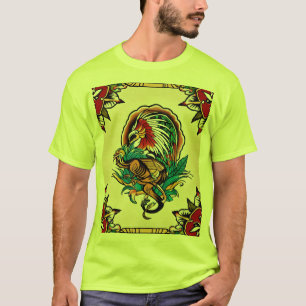 Fierce Dragon Tattoo Design – symbool van kracht, T-shirt