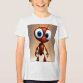 Fierce Dragon Tattoo Design - Symbool van kracht, Tri-Blend Shirt (Voorkant)