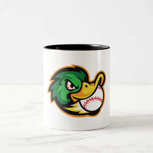 Fierce Duck Baseball Mascot Koffie Mok (Center)
