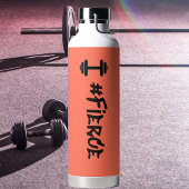 #Fierce Dumbbell Water Bottle Waterfles