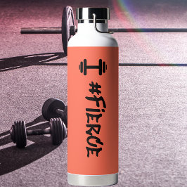 #Fierce Dumbbell Water Bottle Waterfles