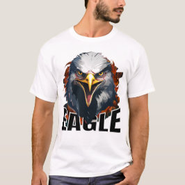 Fierce Eagle beroemd gemaakt door Bold American Pa T-shirt