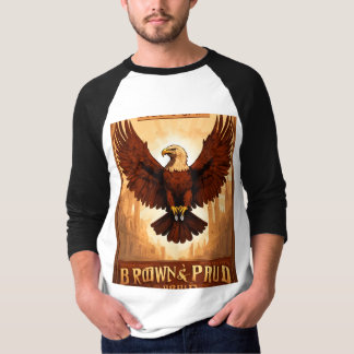 Fierce Eagle Design: Ingewikkeld weven van schalen T-shirt
