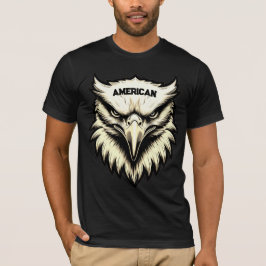 Fierce Eagle Head Custom Amerikaans T-shirt