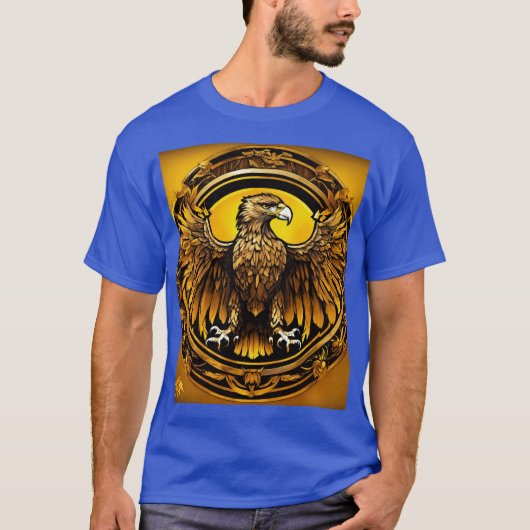 Fierce Eagle Tattoo Design - Kracht en bescherming T-shirt (Voorkant)