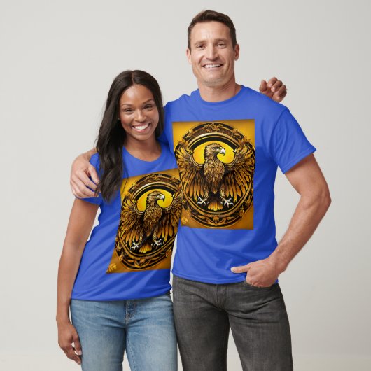 Fierce Eagle Tattoo Design - Kracht en bescherming T-shirt (Unisex)