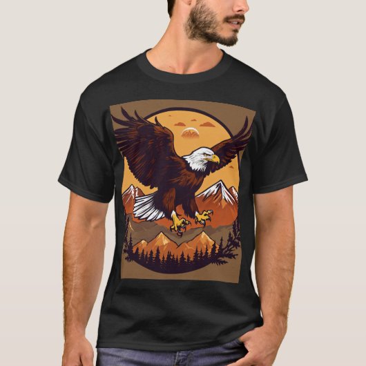 Fierce Eagle Tattoo T-shirt - ingewikkeld (Voorkant)